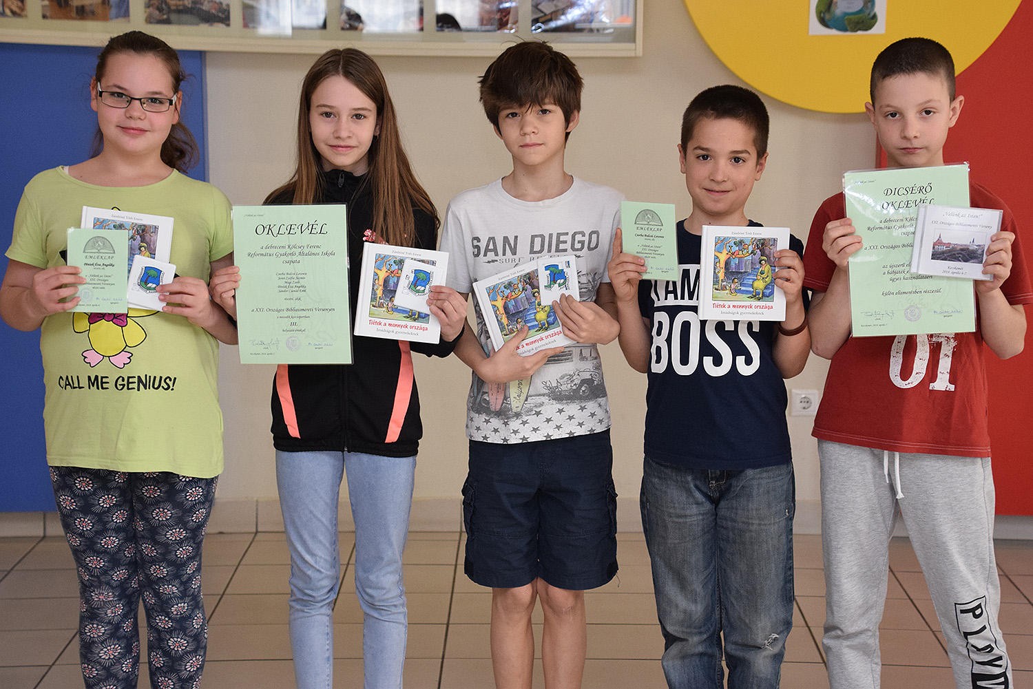 Péntek Éva Angelika 4.a, Jenei Zsófia Jázmin 4.a, Magi Zsolt 4.a, Csorba Bulcsú Levente 4.c Sándor Csanád Emil 4.a.