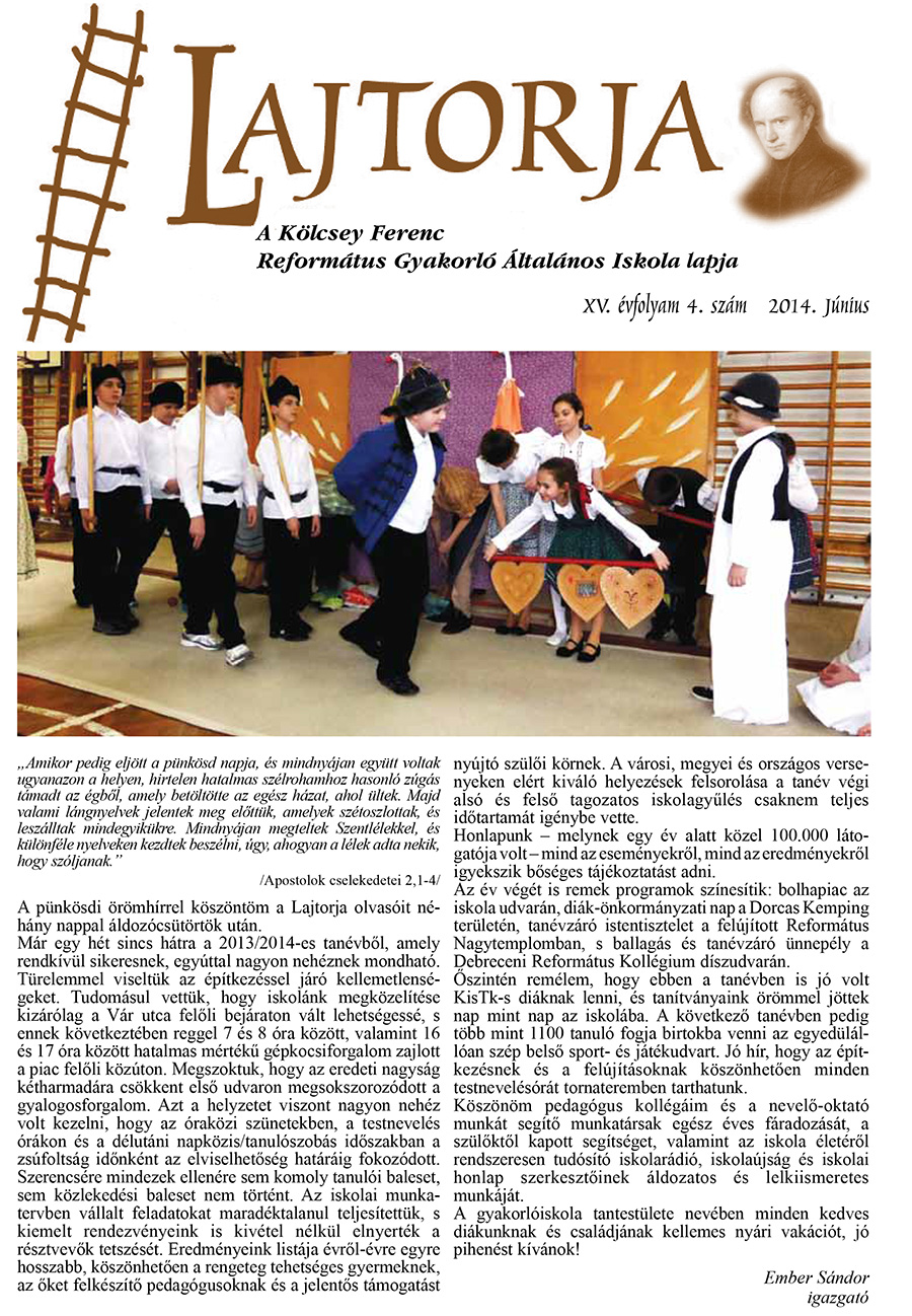 XV. évf. 4. szám 2014. június
